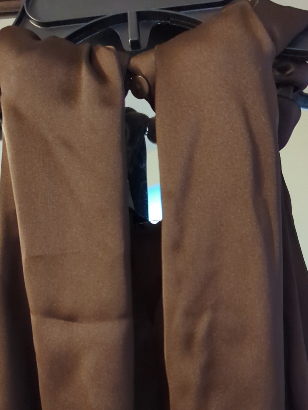 LOFT NWT Brown Satin Halter Tank - Picture 5 of 8